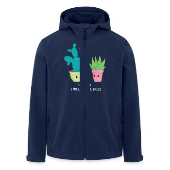 Sorry I Was Such A Prick - Recycelte Männer Softshell-Jacke von Stanley/Stella - Navy - Vorne - AI Model Male 185 light (185cm)