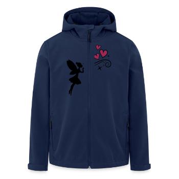 fairy fee hearts - Recycelte Männer Softshell-Jacke von Stanley/Stella - Navy - Vorne - AI Model Male 185 light (185cm)