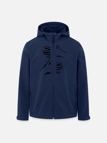 hug - Men’s Recycled Softshell Jacket by Stanley/Stella - navy