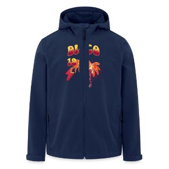 Disco T Shirt - Men’s Recycled Softshell Jacket by Stanley/Stella - navy - Front - AI Model Male 185 light (185cm)