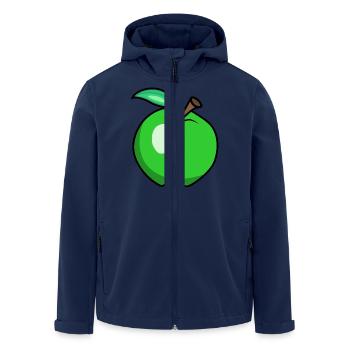 Apfel - Recycelte Männer Softshell-Jacke von Stanley/Stella - Navy - Vorne - AI Model Male 185 light (185cm)