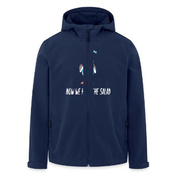 Now we have the salad - Men’s Recycled Softshell Jacket by Stanley/Stella - navy - Front - AI Model Male 185 light (185cm)