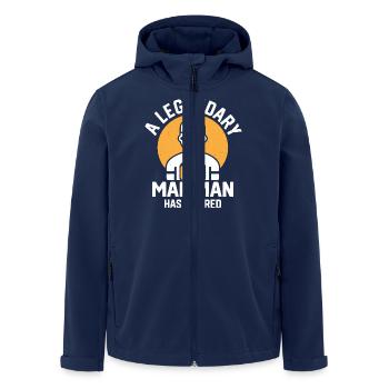 A Legendary Mailman Has Retired Postal Worker Mail - Recycelte Männer Softshell-Jacke von Stanley/Stella - Navy - Vorne - AI Model Male 185 light (185cm)