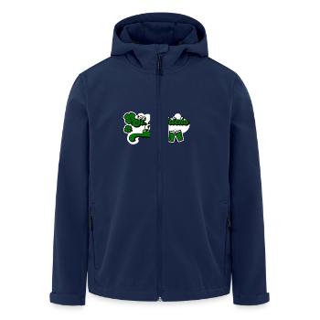St. Patrick’s Day: Drink, Dance, Celebrate - Recycelte Männer Softshell-Jacke von Stanley/Stella - Navy - Vorne - AI Model Male 185 light (185cm)