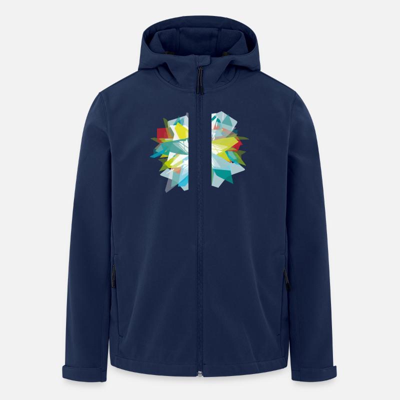 WindsurfSail - Recycelte Männer Softshell-Jacke von Stanley/Stella - Navy