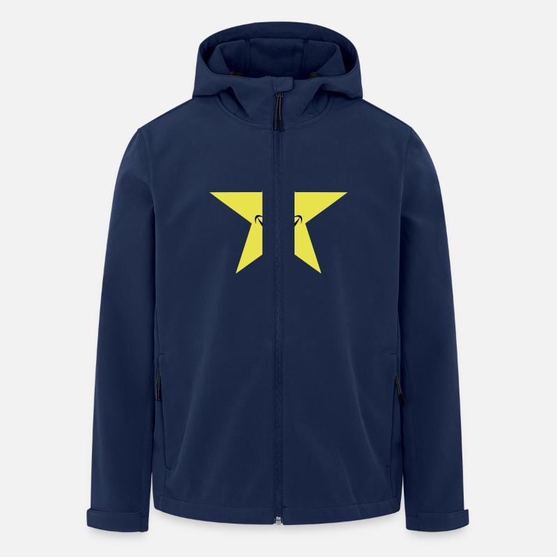 star smiley - Men’s Recycled Softshell Jacket by Stanley/Stella - navy
