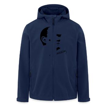 Atatürk 2 - Recycelte Männer Softshell-Jacke von Stanley/Stella - Navy - Vorne - AI Model Male 185 light (185cm)