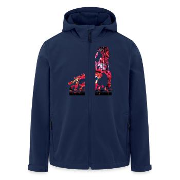 love to dance - Men’s Recycled Softshell Jacket by Stanley/Stella - navy - Front - AI Model Male 185 light (185cm)