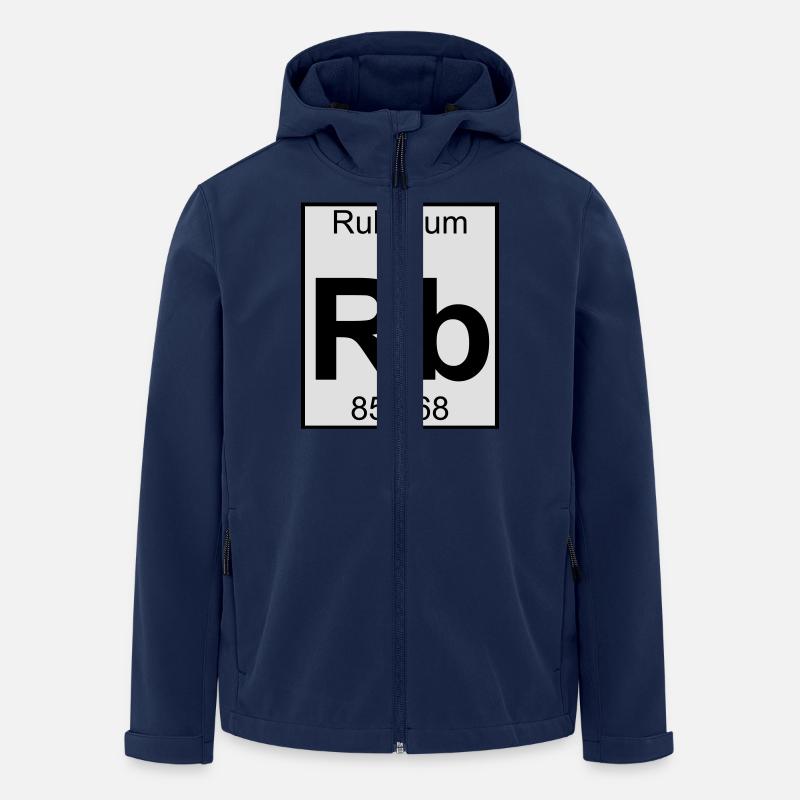 Rubidium (Rb) (element 37) - Men’s Recycled Softshell Jacket by Stanley/Stella - navy