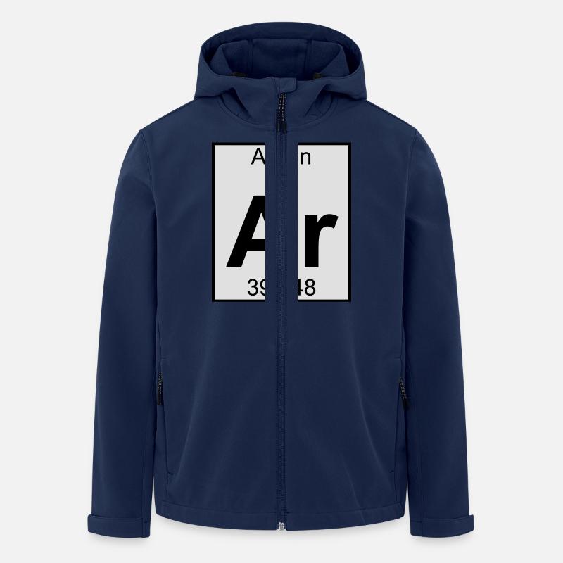 Argon (Ar) (element 18) - Men’s Recycled Softshell Jacket by Stanley/Stella - navy