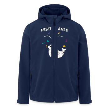 Festiwhale - Veste softshell homme en polyester recyclé Stanley/Stella - marine - Devant - AI Model Male 185 light (185cm)