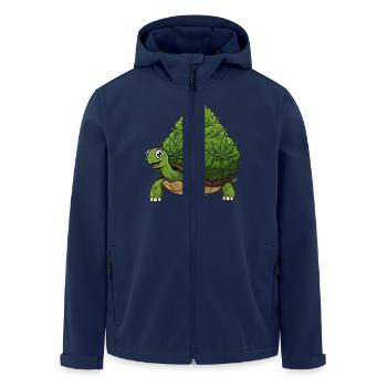 Turloco - Recycelte Männer Softshell-Jacke von Stanley/Stella - Navy - Vorne - AI Model Male 185 light (185cm)