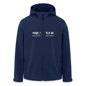 squatteur - Veste softshell homme en polyester recyclé Stanley/Stella - marine - Devant - AI Model Male 185 light (185cm)