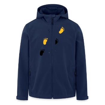 Baby feet - Men’s Recycled Softshell Jacket by Stanley/Stella - navy - Front - AI Model Male 185 light (185cm)