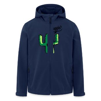 snuggle - Men’s Recycled Softshell Jacket by Stanley/Stella - navy - Front - AI Model Male 185 light (185cm)