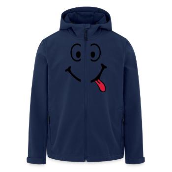 smiley - Veste softshell homme en polyester recyclé Stanley/Stella - marine - Devant - AI Model Male 185 light (185cm)