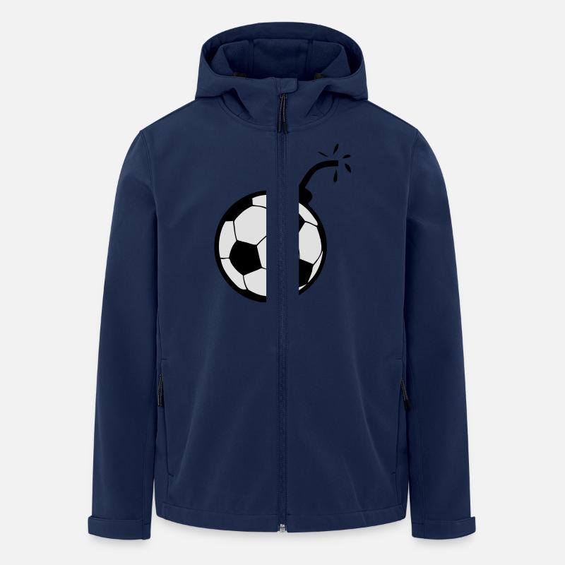 Fußball Bombe soccer1 - Recycelte Männer Softshell-Jacke von Stanley/Stella - Navy