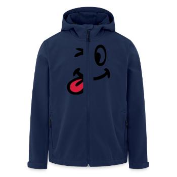 smiley clin oeil 3105 - Veste softshell homme en polyester recyclé Stanley/Stella - marine - Devant - AI Model Male 185 light (185cm)