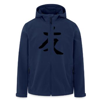 Friends - Men’s Recycled Softshell Jacket by Stanley/Stella - navy - Front - AI Model Male 185 light (185cm)