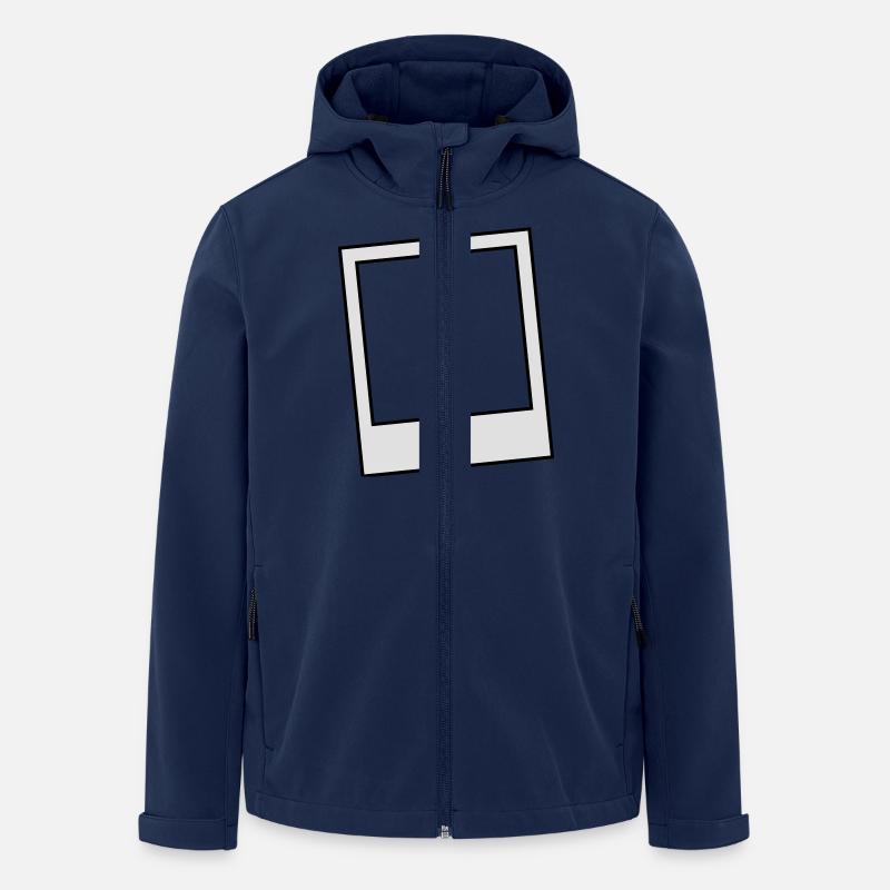 style frame background hipster - Men’s Recycled Softshell Jacket by Stanley/Stella - navy