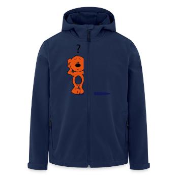 schnuffel teddy - Recycelte Männer Softshell-Jacke von Stanley/Stella - Navy - Vorne - AI Model Male 185 light (185cm)