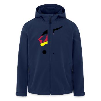 Football - Veste softshell homme en polyester recyclé Stanley/Stella - marine - Devant - AI Model Male 185 light (185cm)