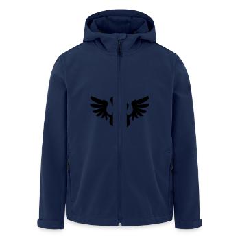 bass wings - Veste softshell homme en polyester recyclé Stanley/Stella - marine - Devant - AI Model Male 185 light (185cm)