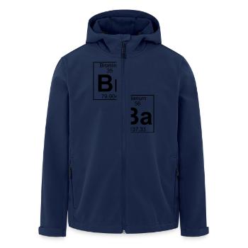 Br-Ba (brba) - Full - Veste softshell homme en polyester recyclé Stanley/Stella - marine - Devant - AI Model Male 185 light (185cm)