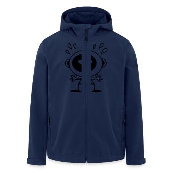 Baby crying - Men’s Recycled Softshell Jacket by Stanley/Stella - navy - Front - AI Model Male 185 light (185cm)