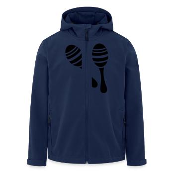 Maracas - Veste softshell homme en polyester recyclé Stanley/Stella - marine - Devant - AI Model Male 185 light (185cm)