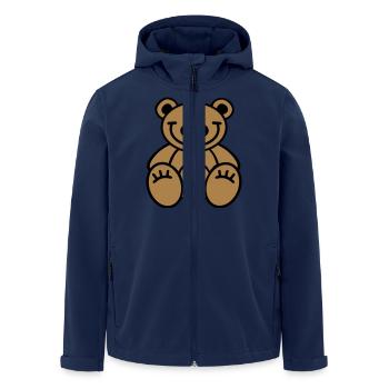 Nounours - Veste softshell homme en polyester recyclé Stanley/Stella - marine - Devant - AI Model Male 185 light (185cm)