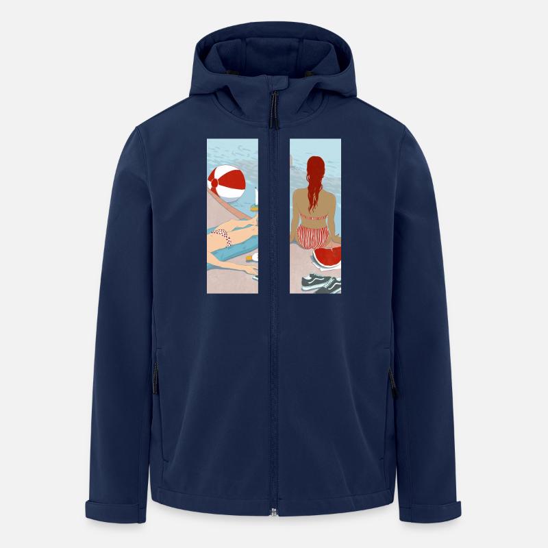 Summer - Recycelte Männer Softshell-Jacke von Stanley/Stella - Navy