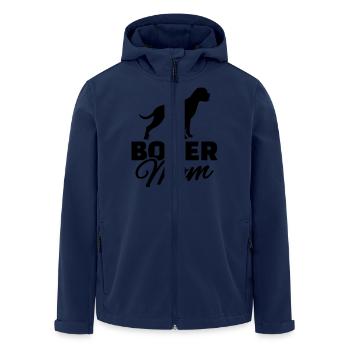 Boxer Mom - Veste softshell homme en polyester recyclé Stanley/Stella - marine - Devant - AI Model Male 185 light (185cm)