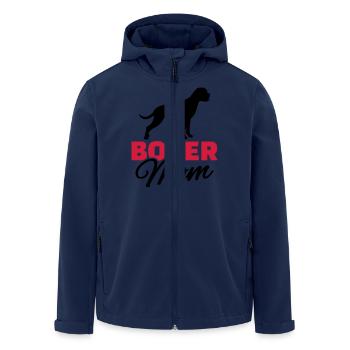 Boxer Mom - Veste softshell homme en polyester recyclé Stanley/Stella - marine - Devant - AI Model Male 185 light (185cm)
