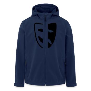 Théâtre - Veste softshell homme en polyester recyclé Stanley/Stella - marine - Devant - AI Model Male 185 light (185cm)