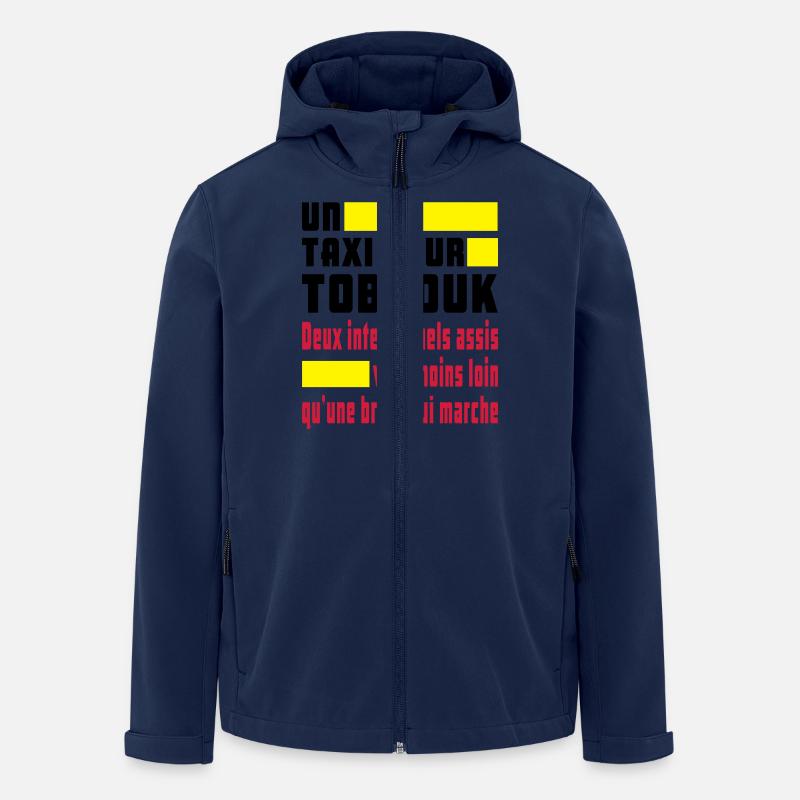 un taxi pour tobrouk - Veste softshell homme en polyester recyclé Stanley/Stella - marine