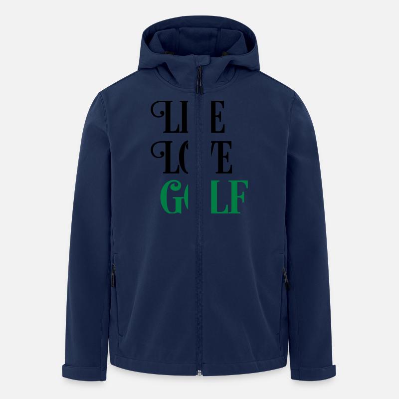 golf - Veste softshell homme en polyester recyclé Stanley/Stella - marine
