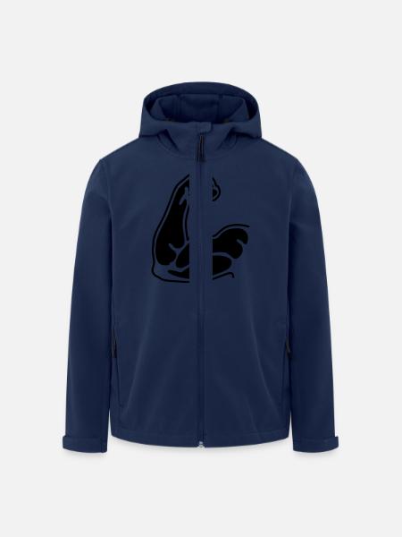 muscles - Men’s Recycled Softshell Jacket by Stanley/Stella - navy