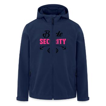 bride security design - Recycelte Männer Softshell-Jacke von Stanley/Stella - Navy - Vorne - AI Model Male 185 light (185cm)