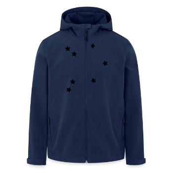 zodiac sign Libra - Men’s Recycled Softshell Jacket by Stanley/Stella - navy - Front - AI Model Male 185 light (185cm)