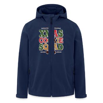 equipe des cookies de noel - Veste softshell homme en polyester recyclé Stanley/Stella - marine - Devant - AI Model Male 185 light (185cm)