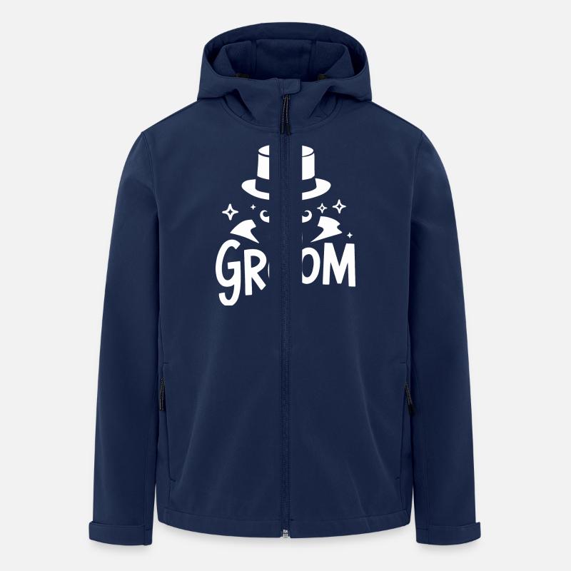 Marié Mariage Mariage - Veste softshell homme en polyester recyclé Stanley/Stella - marine