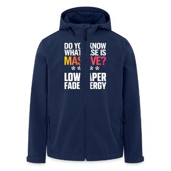 You Know What Else Is Massive Meme - Veste softshell homme en polyester recyclé Stanley/Stella - marine - Devant - AI Model Male 185 light (185cm)