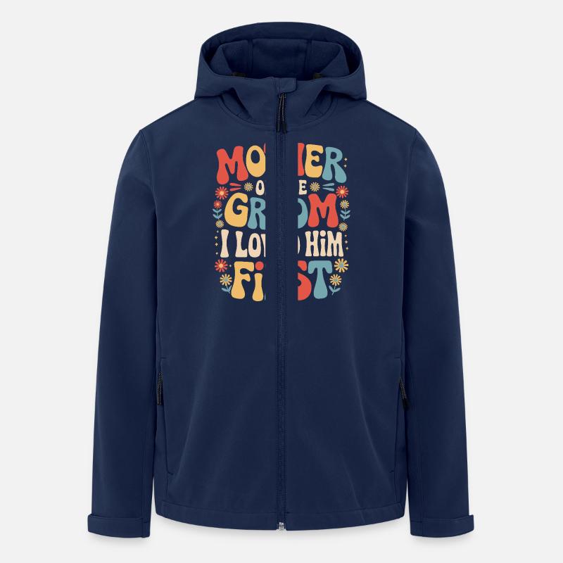 Bräutigam Hochzeit Heirat - Recycelte Männer Softshell-Jacke von Stanley/Stella - Navy