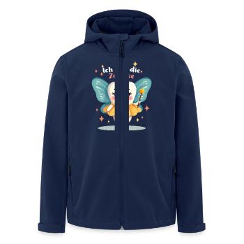 Ich bin die Zahnfee Kostüm - Karneval Fasching - Recycelte Männer Softshell-Jacke von Stanley/Stella - Navy - Vorne - AI Model Male 185 light (185cm)