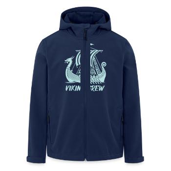 Viking Ship Viking - Men’s Recycled Softshell Jacket by Stanley/Stella - navy - Front - AI Model Male 185 light (185cm)
