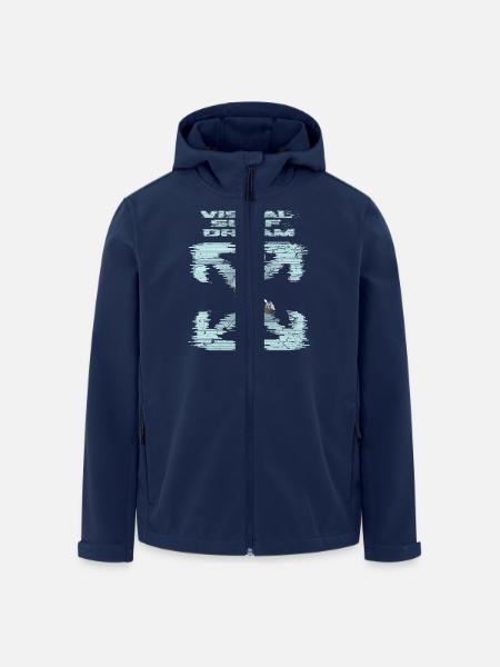 Visual Kitesurfing Dream - Men’s Recycled Softshell Jacket by Stanley/Stella - navy