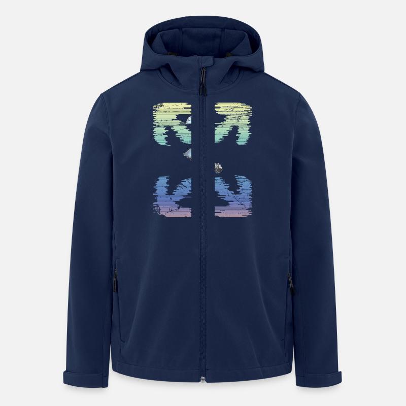 X Kiter - Recycelte Männer Softshell-Jacke von Stanley/Stella - Navy