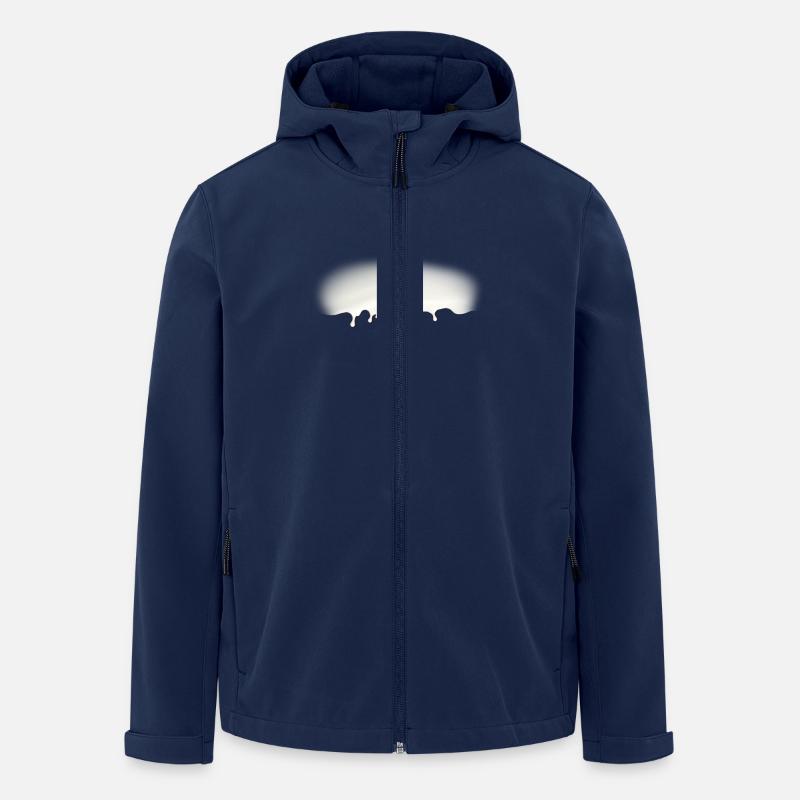 Milch - Recycelte Männer Softshell-Jacke von Stanley/Stella - Navy