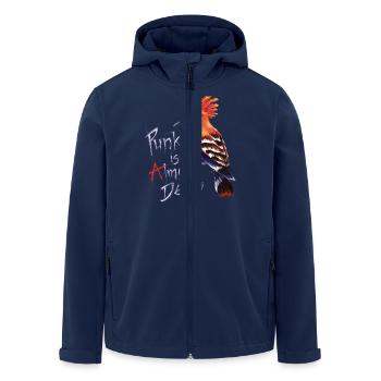 Punk - spreadmusic2015 - Recycelte Männer Softshell-Jacke von Stanley/Stella - Navy - Vorne - AI Model Male 185 light (185cm)